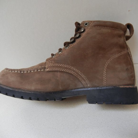 Eddie Bauer Sz 9.5M Mens Suede Boot Hiking Active Ankle Leather Casual     * cas main image 4